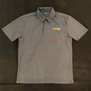 Port Authority’s Grey LSUS Men’s Polo T-Shirt